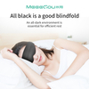 MeeeGou Blackout Sleep Eye Mask 2 PACKS - Blockout Light, Soft And Comfortable Sleep Mask for Night Eye Mask for Men Women, for Travel Nap Sleep Home Eye Mask