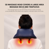 Simulation of Human Hands Shiatsu Back and Neck Massager with Heat, 3D Kneading Massage Pillow for Shoulder